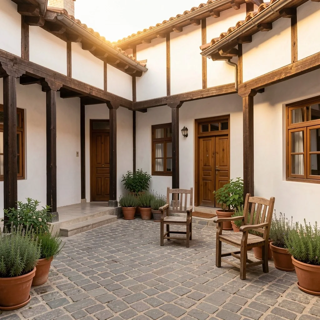 Safranbolu butik otel avlusu